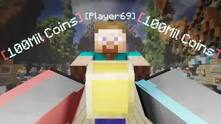 What Does a New Player do With $100 Million? (Hypixel Skyblock)