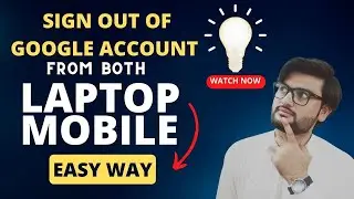 How to sign out from gmail on android phone and laptop | Gmail Logout Kaise Kare | sign out google