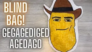 Unboxing Gegagedigedagedago Paper Blind Bag | Paper Craft | DIY | | Squishy | chicken cowboy mem