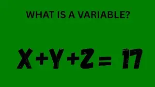 What’s a Variable? | The MOST Important Concept in Math Explained Simply! ~ The Golden Mathematician