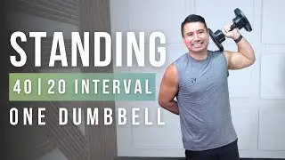 Total Body Strength Training Routine - Sweaty Small Space Muscle Burn