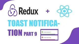 Mern stack with redux /   react toastify with  redux toolkit - part 9