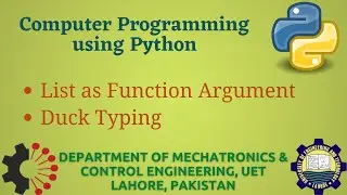 [Python Programming Basics to Advanced] : List as Function Arguments | Lab 18P-1
