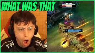 FAKER MAKES THE BIGGEST PLAY OF WORLDS