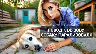 Повод к вызову: собаку парализовало