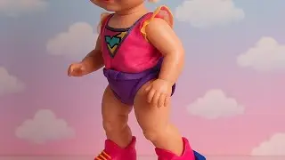 Vintage 1991 Tyco California Roller Baby Rollerblade Skate Girl Doll Test Works Review