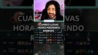 Cuando llevas muchas partidas perdidas 😅 #leagueoflegends #lol #streamer