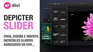 Cómo crear increíbles sliders en tus sitios web diseñados en divi y wordpress con depicter plugin