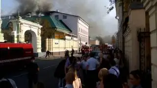 Пожар: г. Москва Подсосенский переулок 21