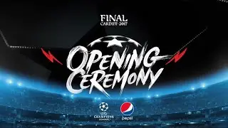 UEFA Champions League Final 2017 Opening Ceremony【Black Eyed Peas】/UCL FINAL Anthem