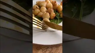 Гребешок в сливочно-чесночном масле!