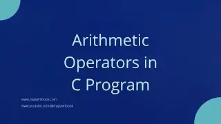 Arithmetic Operators in C Program #cprogramming #arithmetic #operator