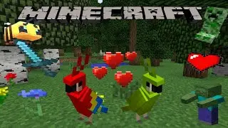 🐦Minecraft parrots wholesome dance meme 💖
