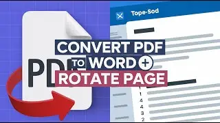 How to Convert a PDF to Word & Rotate a Single Page in Minutes!