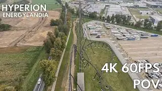 Hyperion front row POV 4K - Energylandia 2025