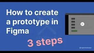 How to create a prototype in Figma using 3 simple steps