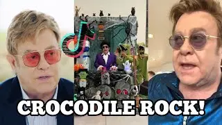 Elton John is on TikTok for Halloween