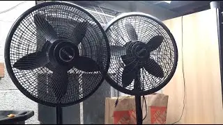 Trash Finds - 2 Lasko Oscillating Pedestal Fans