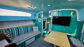 Tour of my live-aboard sailboat!