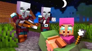 Villager vs Pillager Life 2 - Minecraft Animation