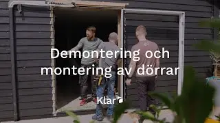 Så demonterar och monterar du en dörr | Klar
