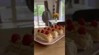Kokos-Himbeere Dessert😍 #trendingshorts #dessert #foodshorts #foodie #himbeeren