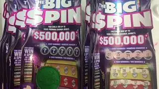 THE BIG SPIN, OLG, Instant scratch ticket, Ontario lottery and gaming