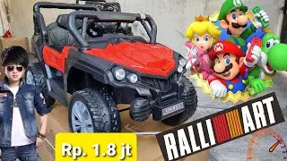 Review UTV Ban Karet 1.8jt UNIKID UK 851 Mainan Anak Mobil Aki JEEP Electric Ride On For Kids