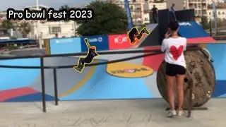Je me qualifie avec un énorme frontflip !! Pro bowl fest 2023