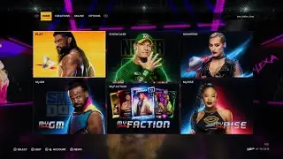 WWE 2K23 | Main Menu Interface | U.I Interface