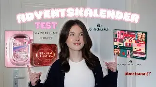 CATRICE, MANHATTAN & MAYBELLINE ADVENTSKALENDER  TEST - Drogerie gehört in die Tonne?😨 | minimalromi