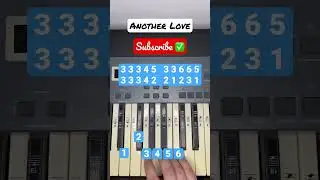 Another Love Piano Tutorial 🎹 #piano #tiktok