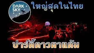 ปาร์ตี้ดูดาวที่ใหญ่ที่สุดในไทย Dark Sky Star Party ผาแต้มอุบล