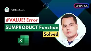 How to Fix #VALUE! Error in SUMPRODUCT Function