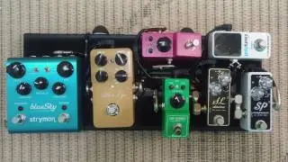 Mini pedalboard (time lapse of this setup)