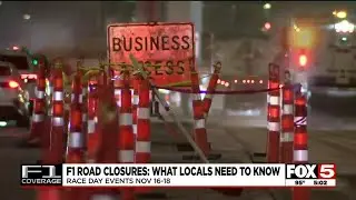 F1 leaders discuss road closures, helping Strip employees commute to work during race