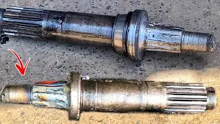 Komatsu Grader Wheel Hub And Shaft Repairing Process | How To Repair Komatsu Grader By Experts