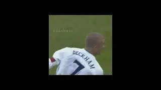 Incredible Beckham Free Kick #football  #epicfootball #goals #shorts