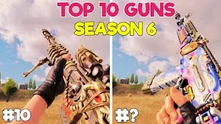 TOP 10 BEST GUNS in "SEASON 6" of Cod Mobile BATTLE ROYALE | codm br best guns | codm br