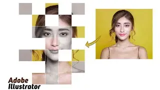 How To Create Puzzle Effect On Illustrator  | Adobe Illustrator Tutorial