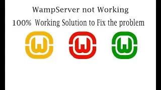 WampServer not working. 100% working solution to fix the problem