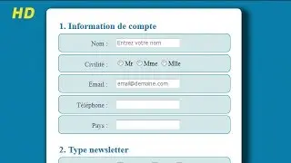 الحلقة 19 : تمرين تطبيقي كيف تنشئ إستمارة (Form) من 0 بشكل محترف ؟  [HTML5 CSS3]
