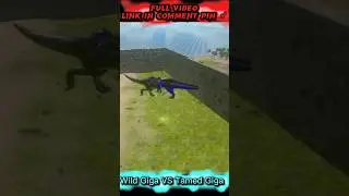 Wild Giga VS tamed Giga fight |  #arkmobile  - Trimurti Gamer