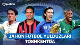 Jahon futbol yulduzlari Toshkentda - Dida, Panuchchi, Zakkardo, Serjinyo