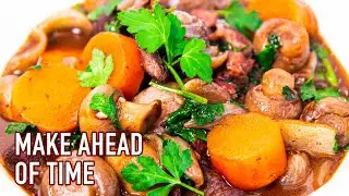 How to make Beef Bourguignon in Thick Sauce 