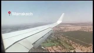 descent to marrakesh menara B737 800 Royal air maroc