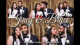 Jincy and Bryce Wedding Photo Booth Moments in Oklahoma City, Oklahoma