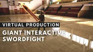 Interactive Swordfight in Virtual Production - tracked with Antilatency