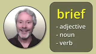 “Let's Learn the Word” - “BRIEF” - という単語を学びましょう！