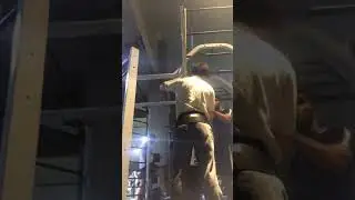 20kg rope climb from kneeling position
